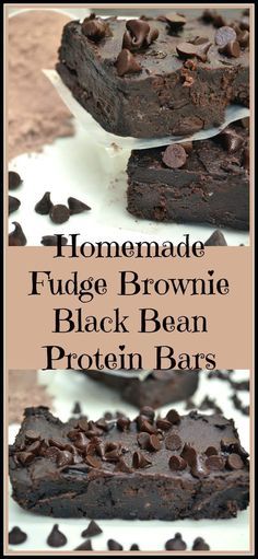 Black Bean Protein, Homemade Fudge Brownies, Brownies Caramel, Homemade Chocolate Fudge, Vegan Protein Bars, Protein Bars Homemade, High Protein Desserts, Healthy Protein Snacks, Healthy Wealthy