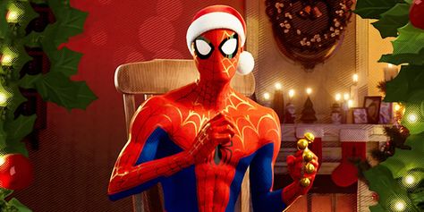 'Into the Spider-Verse' Christmas Album Released by Sony Every Spider Man, Spiderman Christmas, Superhero Christmas, Spider Man Into The Spider Verse, Jake Johnson, Christmas Comics, Christmas Spider, Into The Spider Verse, Spiderman Pictures