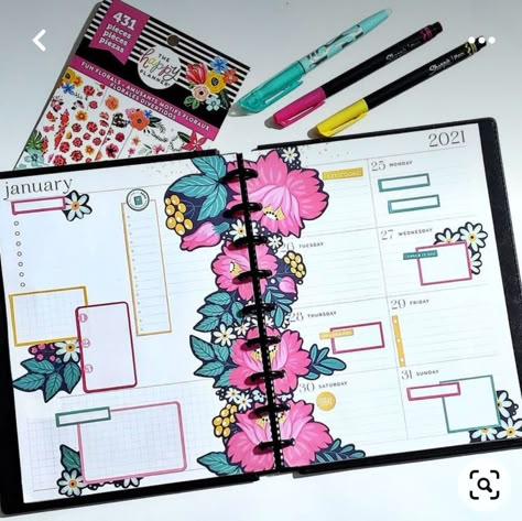 Happy Planner Layout Dashboard, Classic Happy Planner Dashboard Layout Ideas, Happy Planner Weekly Layout Ideas, Dashboard Planner Layout, Dashboard Layout Happy Planner Ideas, Happy Planner Dashboard Layout Ideas, Sticky Note Art, Planner Decorating Ideas, Happy Planner Layout Ideas