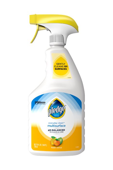 pH Balanced Multisurface Cleaner | Pledge® Citrus Cleaner, Wood Cleaner, Stainless Steel Cleaner, Glass Mirrors, Multipurpose Cleaner, Household Cleaning Supplies, Ph Balance, Citrus Scent, Surface Cleaner