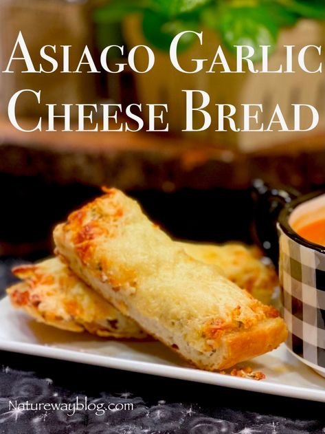 Asiago Bread Recipe, Asiago Cheese Bread Recipe, Asiago Bread, Garlic Cheese Bread, Pasta Meals, Cheesy Garlic Bread, Asiago Cheese, Garlic Cheese, Family Favorite Recipes