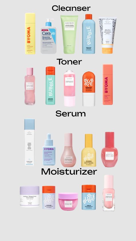 Makeup Application Order, Preppy Makeup, Makeup Order, School Bag Essentials, Sephora Skin Care, Facial Cleansers, Glow Up Tips, Makeup Application, Makeup Skin Care