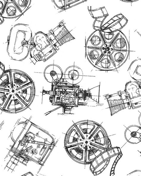 Cinema Camera Tattoo, Movie Camera Tattoo, Cinema Sketch, Film Camera Tattoo, Film Tattoo Ideas, Cinema Tattoo Ideas, Camera Film Tattoo, Cinema Tattoo, Camera Sketch