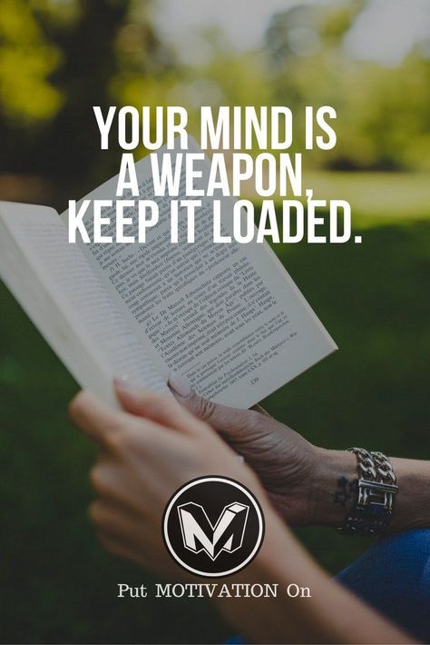 Keep your mind loaded. Knowledge is power and hope and dreams.  link to Get our Motivational and Inspirational Apparel and Home Décor. Knowledge Is Power Quotes, Quotes About Attitude, Quotes Summer, Power Quotes, Study Motivation Quotes, Strong Quotes, Knowledge Is Power, Entrepreneur Quotes, Reality Quotes