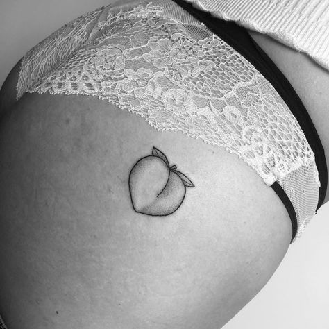 Vday Tattoo, Uterus Tattoo, Small Side Tattoos, Tattoo Journal, Peach Tattoo, Bum Tattoo, Tattoo Design Tattoo, Small Girly Tattoos, Phrase Tattoos