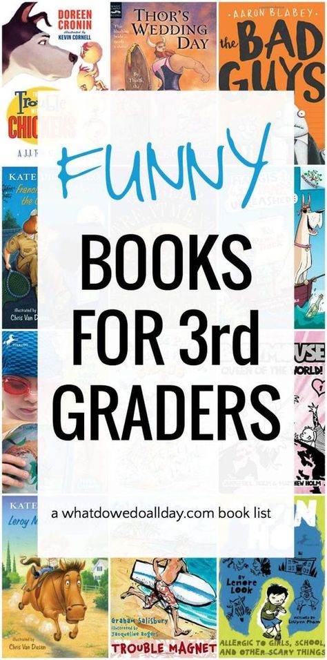 Books For 3rd Graders, Third Grade Books, Fall In Love With Reading, 3rd Grade Books, Funny Books, Third Grade Reading, Read Aloud Books, 3rd Grade Reading, Summer Reading Lists