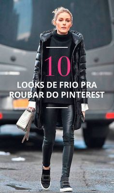 10 looks de frio para roubar do pinterest. Cold Weather Outfits Casual, Black Leggings Outfit Fall, Winter Night Outfit, Leggings Outfit Fall, Cold Fashion, Pants Outfit Fall, Black Leggings Outfit, Flannel Outfits, Sweater Dress Outfit