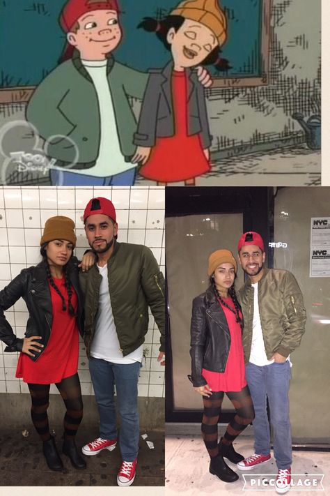 Recess: Schools Out. Halloween 2016, Spinelli and TJ Dan And Roseanne Costume, Recess Tj And Spinelli, Tj And Spinelli Costume, Recess Costumes Halloween, Ashley Spinelli Costume, Dynamic Duo Costumes Couples Disney, 90s Couple Halloween Costumes, Recess Halloween Costumes, Couples Halloween Costume Ideas 2024