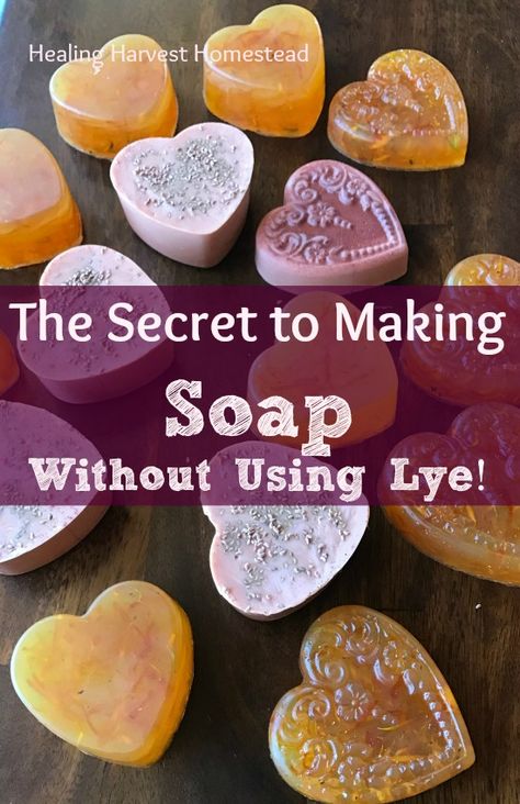 Making Soap Without Lye, Soap Without Lye, How To Make Soap, Diy Soap Bars, Savon Diy, Easy Soap Recipes, Diy Soap Recipe, Handmade Soap Recipes, Make Soap