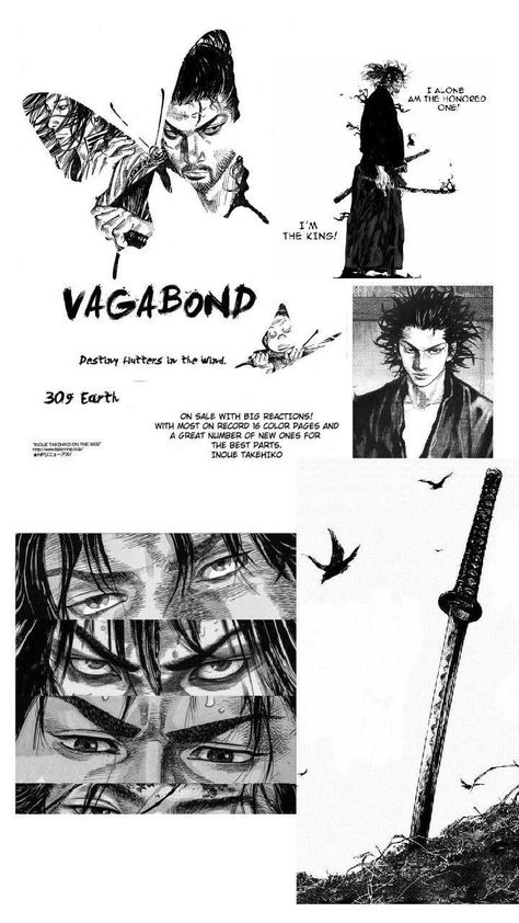 Miyamoto Musashi Art, Saga Art, Vagabond Manga, Miyamoto Musashi, Learning Graphic Design, Iphone Wallpaper Themes, Cool Anime Wallpapers, Anime Artwork Wallpaper, Anime Tattoos