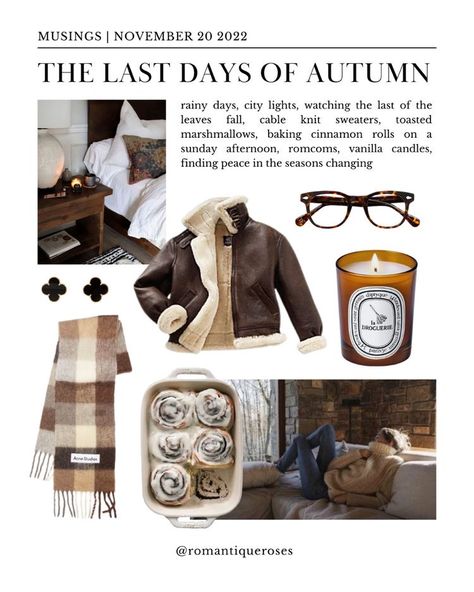 Moodboards Aesthetic, Nyc Lifestyle, Fall Mood Board, Favourite Season, Autumn In New York, Vanilla Candle, Aesthetic Autumn, Last Days, Old Money Aesthetic