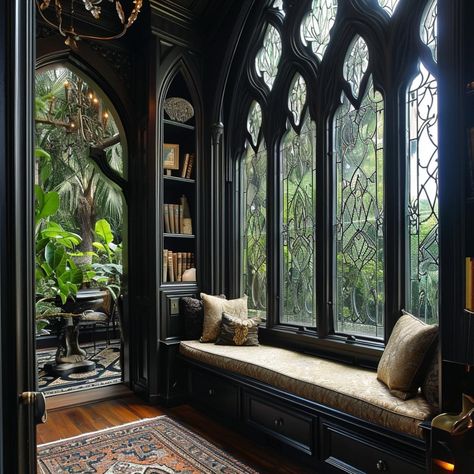 Cottagecore Goth House, Goth Victorian Aesthetic House, Goth Cottagecore Aesthetic House, Gothic Nature Aesthetic Bedroom, Nature Goth Aesthetic Room, Cottage Goth, House 2, Dream Home Design, Cottage