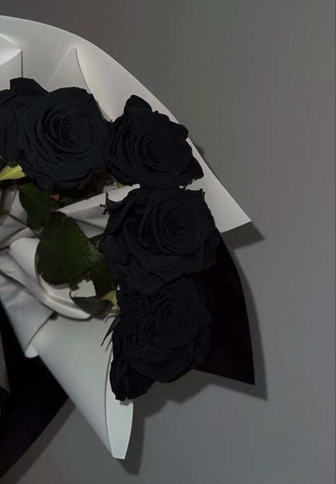 Black Rose Aesthetic Bouquet, Black Roses Flowers, Black Rose Aesthetic Dark, Black Flowers Aesthetic, Black Rose Bouquet, Aesthetic Egirl, Black Bouquet, Expensive Flowers, Perfect Quotes