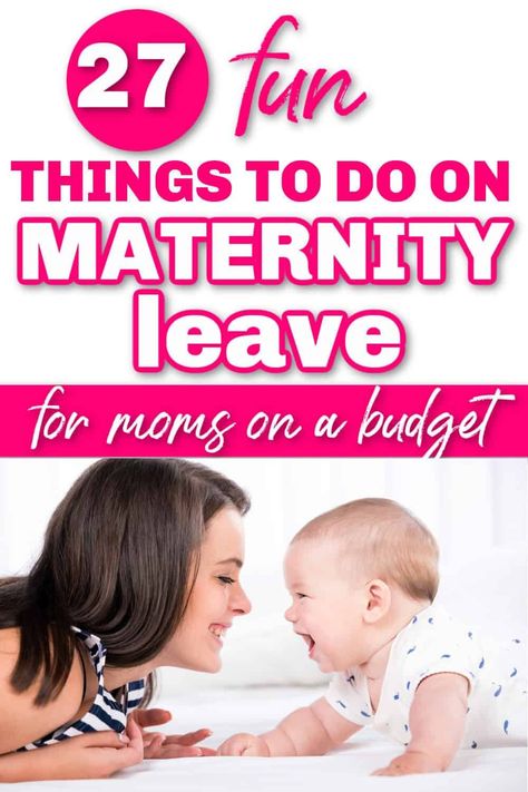 Things to do on maternity leave that won't break the bank. Here are 27 productive things to do on maternity leave that are free or very cheap. This list includes things to do on maternity leave before baby arrives and after you are with your newborn. alleviate boredom on maternity leave and even make money with these tips Maternity Leave Meals, Maternity Leave Daily Routine, Maternity Leave Bucket List, Maternity Leave Quotes, Newborn Tips, Baby Nap, Mom Life Hacks, Natural Pregnancy, Family Finance