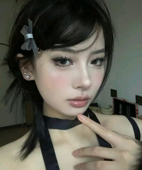 Dark Ulzzang Makeup, Wasian Makeup, Soft Dark Makeup, Inspo Makeup, Douyin Makeup, Doll Eye Makeup, Ulzzang Makeup, Mild Cleanser, Japanese Makeup