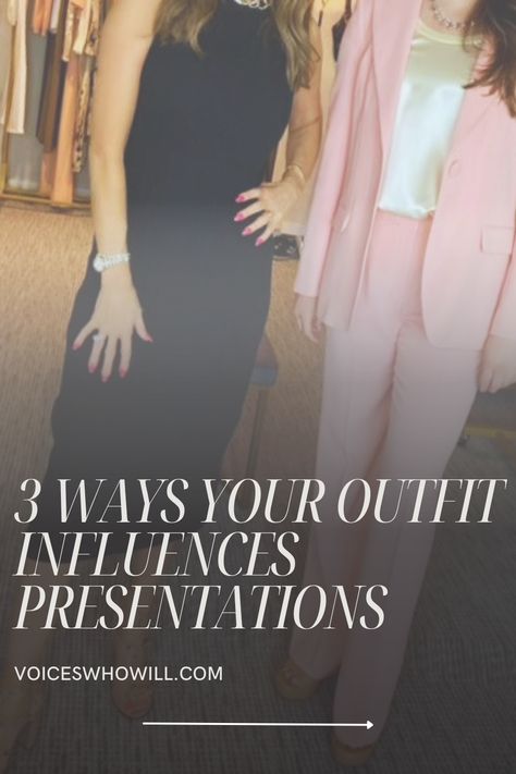 Your outfit speaks volumes about confidence and professionalism, enhancing audience engagement and leaving a lasting impression. Here are 3 ways aligning your attire with your message will make your presentation memorable. 


#WomenInBusiness #PublicSpeaking #DressForSuccess #PresentationTips #InfluenceYour Audience Presentation Attire Women, Outfits For Speaking Engagements, Public Speaking Outfit, Speaking Engagement Outfit, Outfit For Presentation For Women, Public Speaking Outfit Women, Woman Public Speaking, Presentation Outfit, Presentation Outfits For Women