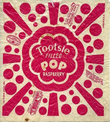 Tootsie Pop candy wrapper by grickily, via Flickr Tootsie Pop, Retro Candy, Candy Packaging, Candy Wrapper, Vintage Packaging, Aesthetic Couple, Vintage Food, Vintage Candy, Candy Wrappers