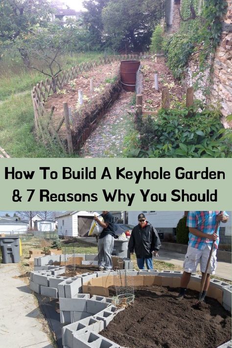 How To Build A Keyhole Garden & 7 Reasons Why You Should Keyhole Garden Design, Outdoor Decorations Ideas, Keyhole Garden, Outdoor Decoration Ideas, Garden Layouts, Fantasy Garden, Future Garden, Organic Vegetable Garden, Garden Types