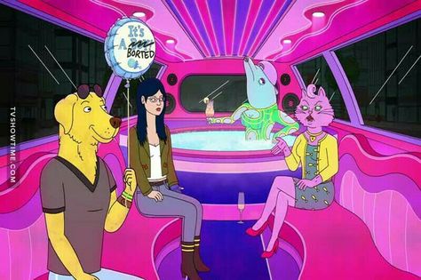 BoJack Horseman Peanutbutter and Diane " it's aborted " Losing Your Dog, Litchfield Park Arizona, Jenny Slate, Lilac Sky, Out Of Context, Bojack Horseman, Film Serie, Show Horses, Animation Series