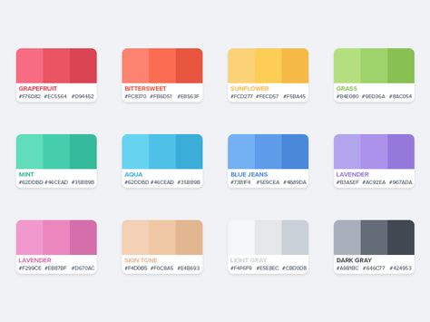 Great work from a designer in the Dribbble community; your best resource to discover and connect with designers worldwide. Flat Design Colors, Flat Color Palette, Ui Color, Gradient Color Design, Illustration Landscape, Website Color Palette, Color Design Inspiration, Hex Color Palette, Web Colors