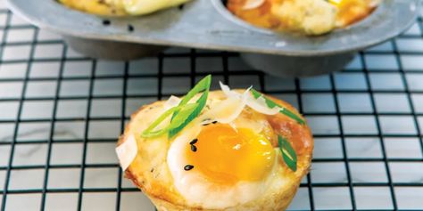 This Korean Egg Bread Recipe Is Satisfying And Delicious - Brit + Co Egg Bread Recipe, Korean Egg Bread, Korean Egg, Chia Muffins, Butter Mochi, Egg Bread, Egg Recipes For Breakfast, Baked Cheese, Egg Dish