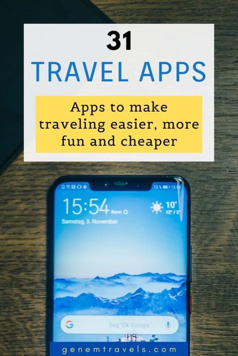 Travel apps are like a best buddy while you wander around the world. Easier to manage whole trip, you will be able to meet new people abroad and many awesome deals through housing, transportation and others to save money. Everything essential fits to your phone. Find best apps for your trip and enjou your stay. International Travel Essentials, Best Travel Apps, Travel Apps, Solo Travel Tips, Travel Photography Tips, International Travel Tips, Travel Gadgets, Travel Safety, Travel Blogging