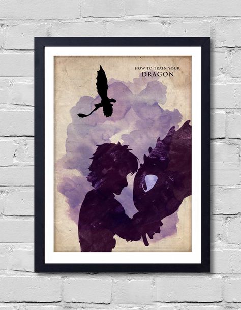 How to train your DRAGON. Poster by POSTERSHOT on Etsy Dragon Poster, Dragon Nursery, Toothless Dragon, Dragon Party, Dragon Rider, Train Your Dragon, Toothless, How To Train, Kids Poster