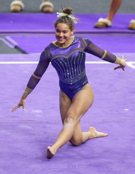 Haleigh Bryant (LSU Tigers) #ncaa #gymnastics #leotards Ncaa Gymnastics, Lsu Gymnastics, Gymnastics Meet, Snow Boarding, Female Sports, Gymnastics Photos, Sport Climbing, Gymnastics Pictures, Artistic Gymnastics