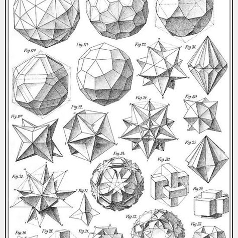 Drawing Basics, 심플한 그림, Platonic Solids, Sacred Geometry Symbols, Folding Origami, Sacred Geometry Art, Geometric Drawing, Geometry Pattern, Night Landscape