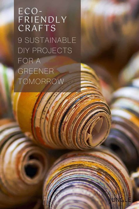 Eco-Friendly Crafts: 9 Sustainable DIY Projects For A Greener Tomorrow Sustainable Home Decor Diy, Eco Friendly Art Supplies, Eco Friendly Crafts For Adults, Sustainable Crafts Eco Friendly, Eco Friendly Crafts For Kids, Sustainable Art Projects, Diy Sustainable Projects, Sustainable Products Ideas, Portable Crafts