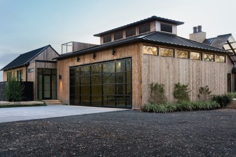 Hangar Home, Hangar Homes, Amish Barns, Exterior Cladding, Farm Shop, Outdoor Sculpture, Cathedral Ceiling, Back Patio, Barn Style