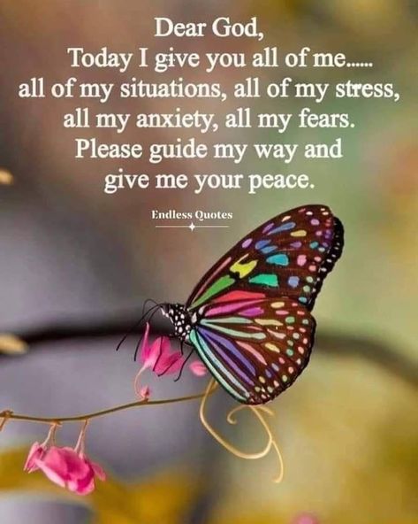 Beautiful Butterflies Quotes, Hope And Faith Quotes, Inspiration Messages, Butterfly Blessings, Encouraging Poems, Today's Prayer, Christian Thoughts, Love My Wife Quotes, Healing Prayers