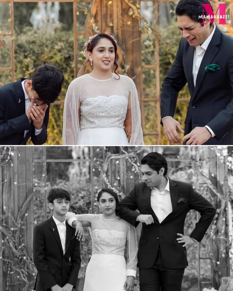 We love to see this chaotic side of the Khan siblings 💖 Ira shared this lovely throwback picture of her wedding day with Junaid and Azad ✨ [Ira Khan, Junaid Khan, Bollywood celebs, Bollywood news, Celeb news, Celeb updates, Bollywood updates, Bollywood fans, Bollywood gossip, Bollywood actor, mamaraazzi] Ira Khan, Junaid Khan, Throwback Pictures, Bollywood Updates, Bollywood Gossip, Bollywood Actors, Bollywood News, Wedding Day, Actors