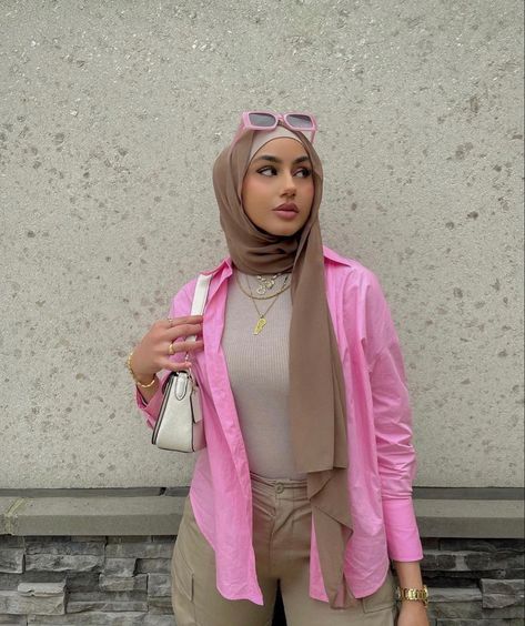 Outfits For The Summer, Hijabi Summer Outfits, Hijabi Fashion Summer, Hijab Fashion Summer, Estilo Hijab, Hijabi Fits, Modest Casual Outfits, Hijabi Outfit, Stile Hijab