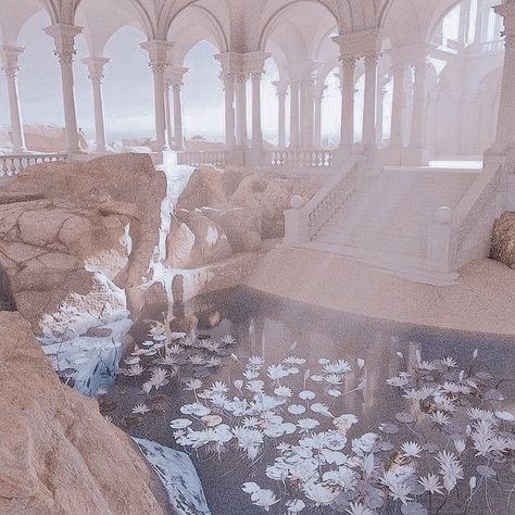 White Castle Aesthetic, Dreamscape Architecture, Castle Aesthetic, Ethereal Aesthetic, Royal Aesthetic, Fantasy Places, Fantasy Aesthetic, Waiting Rooms, Nature Aesthetic