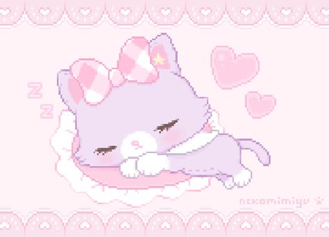 mii Cute Headers For Twitter, Charmmy Kitty, Soft Pink Theme, Hello Kitty Cartoon, Banner Gif, Header Banner, Kawaii Art, Sanrio Characters, Cat Stickers