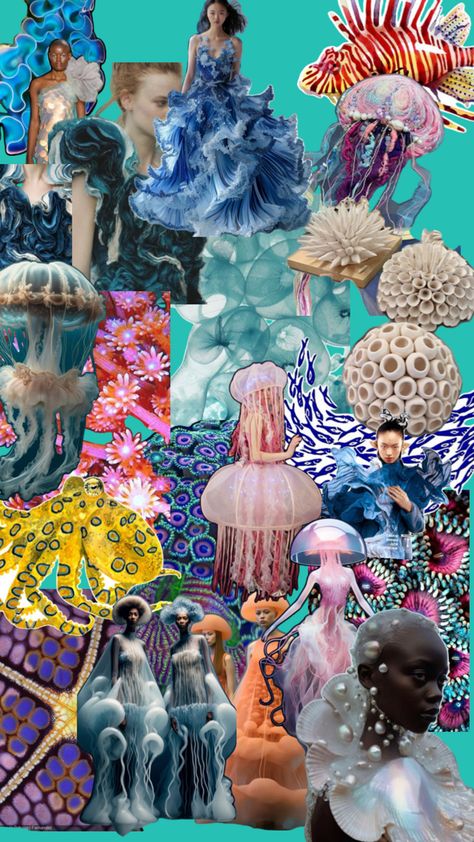 GCSE textiles under the sea mood board Under The Sea Mood Board, Gcse Textiles, Fashion Dream Job, Gcse Art, Underwater World, Dream Job, Sea Life, Under The Sea, Design Projects