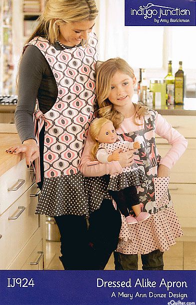 Dressed Alike Apron - Pattern by Mary Ann Donze Apron Pattern Free, Apron Sewing, Apron Pattern, Girl Apron, Apron Sewing Pattern, Sewing Aprons, Aprons Patterns, Pattern Free, Girl Pattern