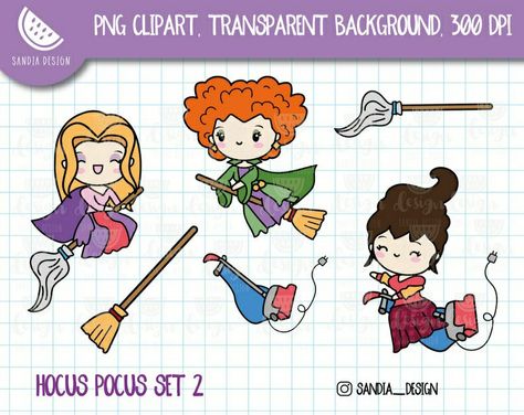 Hocus Pocus Doodles, Hocus Pocus Clipart, Hocus Pocus Characters, Dibujos Halloween, Biker Halloween, Sisters Drawing, Halloween Cookies Decorated, Halloween Hocus Pocus, Cute Easy Doodles