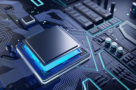 Cpu and computer chip background | Premium Photo #Freepik #photo Electronics Background, Electronic Circuit Board, Computer Processors, Computer Cpu, Cache Memory, Central Processing Unit, Science Background, Custom Computer, Computer Chip