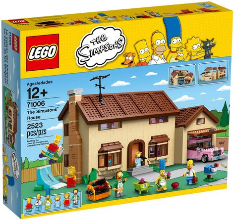 71006 Simpsons House, Lego Simpsons, Homer And Marge, Krusty The Clown, Jazz Poster, Lego Worlds, Lego House, Buy Lego, Homer Simpson