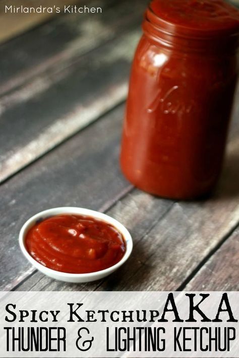 This spicy ketchup is flavorful and not too spicy.  It is easy to make and a fun addition to ribs, meatloaf, roasted chicken and so many more staples. Spicy Ketchup Recipe, Chicken Mushroom Recipe, Creamy Chicken Mushroom, Delicious Sauces, Diy Condiments, Easy Creamy Chicken, Spicy Ketchup, Ketchup Recipe, Chicken Mushroom Recipes