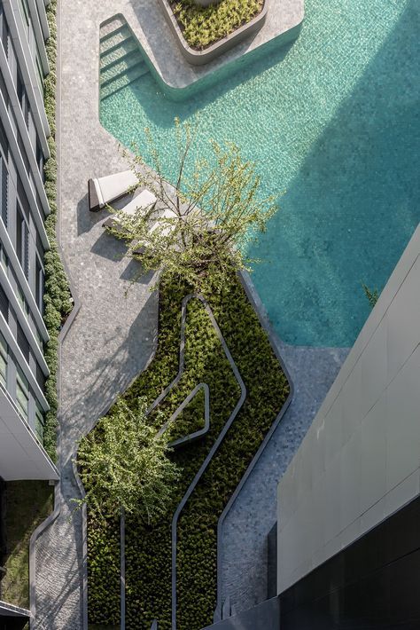 Project type: ResidentialArchtects: A49 Architects Ltd. / TROP Landscape… Trop Landscape, Hotel Landscape, Urban Landscape Design, Landscape Design Plans, Landscape And Urbanism, Landscape Architecture Design, Swimming Pool Designs, Modern Landscaping, Landscape Projects