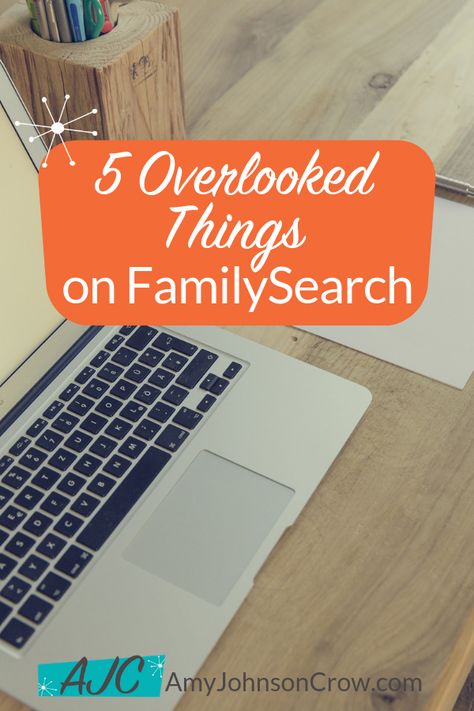 FamilySearch has billions of records for us to use in our genealogy research. But there are 5 often-overlooked sections of the website that can help us in our family history. #genealogy Family History Research, Family History Printables, Family History Organization, Free Genealogy Sites, Genealogy Ideas, Family History Projects, Genealogy Organization, Genealogy Scrapbooking, Genealogy Search