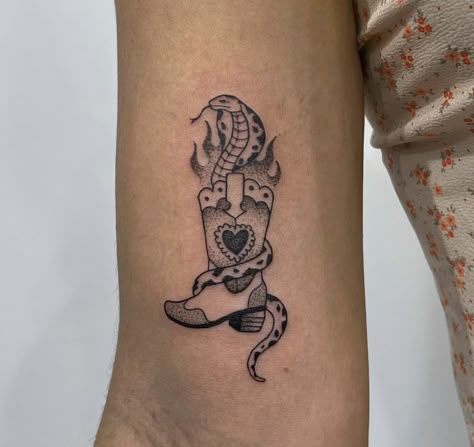 Snake With Cowboy Hat Tattoo, Snake In Boot Tattoo, Snake In My Boot Tattoo, Western Cat Tattoo, Western Stomach Tattoos, Cowboy Animal Tattoo, Western Gothic Tattoo, Cowboy Tattoo For Women, Random Small Tattoos