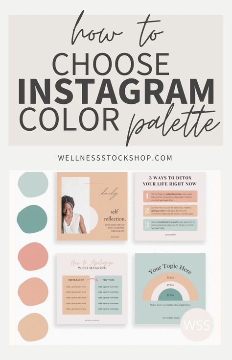 Committing to a combination of colors for your brand is essential to creating a cohesive Instagram feed. But if you don't have your branding colors yet, where do you start? And what's the best way to apply your new color palette to your feed? I’ll share how to get started with choosing your perfect Instagram color palette and help you out with some tools to make the process easy. Plus, if you read till the end, there’s a surprise waiting for you! (spoiler alert - it’s free images!) Color Palette Instagram, Instagram Color Palette, Marketing Colors, Cohesive Instagram Feed, Instagram Branding Design, Brand Palette, Instagram Feed Layout, Social Media Branding Design, Create Color Palette