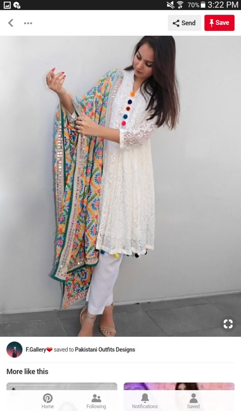 Casual Outfits Indian, Lucknow Kurti, Indian Spring, Phulkari Pants, Wedding Day Outfit, White Kurti, Outfits Indian, Indian Fashion Trends, Indian Designer Suits