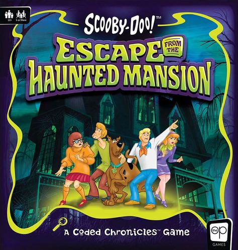 Scooby-Doo: Escape from the Haunted Mansion Review New Scooby Doo, Cooperative Games, Escape Room Game, The Haunted Mansion, Family Boards, Skill Games, Movie Set, Family Board Games, 2 Movie