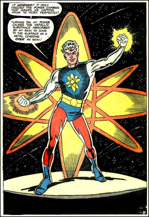 1966 ... 'Captain Atom!' | by x-ray delta one Captain Atom, Charlton Comics, Arte Nerd, Golden Age Comics, Comic Book Art Style, Steve Ditko, Comic Book Panels, Blue Beetle, Silver Age