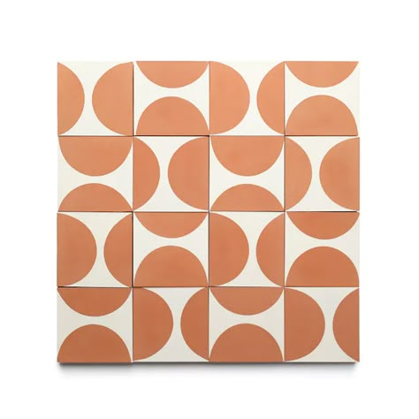 Cement Tile: Patterned | Zia Tile Assignment Design, Stove Surround, Kitchen Tile Ideas, Zia Tile, Clay Wall Hanging, Terracotta Tile, Patterned Tiles, Blanket Design, Mudroom Design